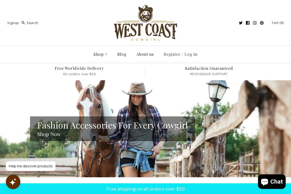 westcoastcg.com homepage screenshot