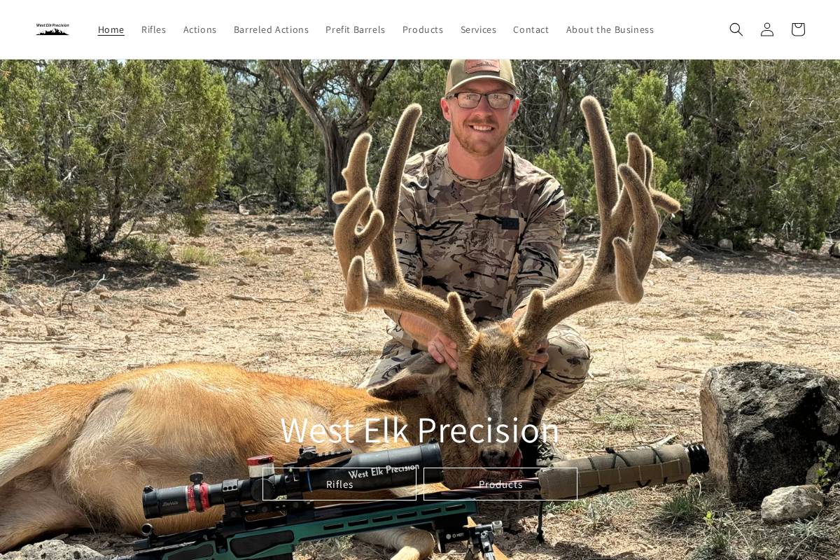 westelkprecision.com homepage screenshot