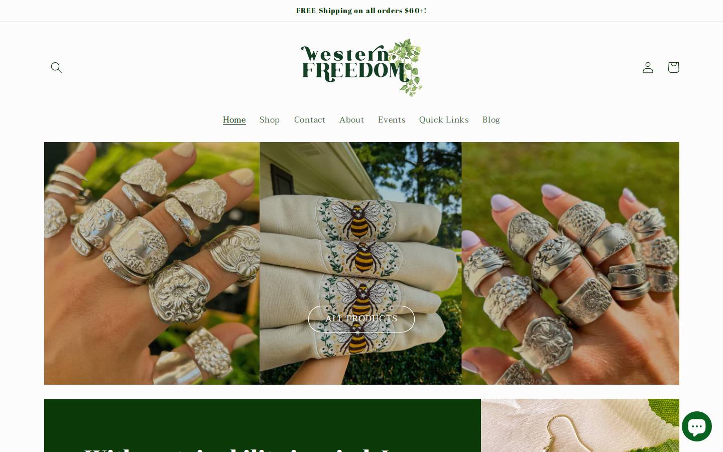 westernfreedomco.com homepage screenshot