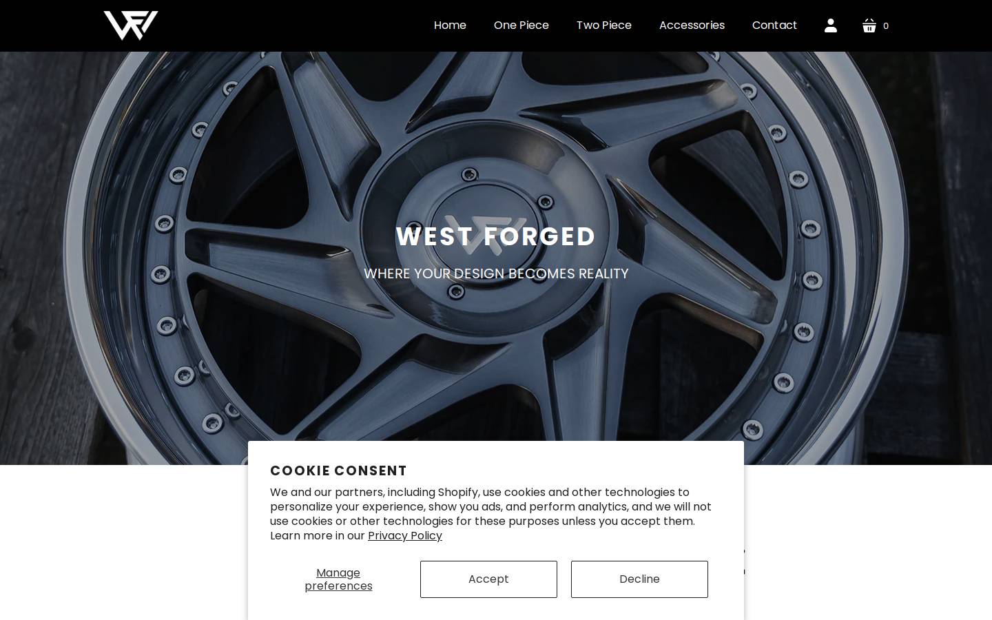 westforged.com homepage screenshot