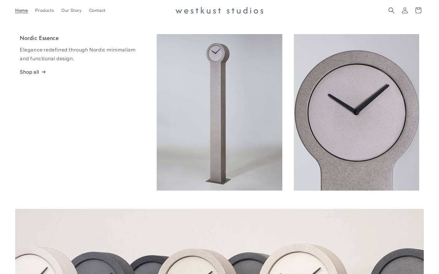 westkuststudios.com homepage screenshot