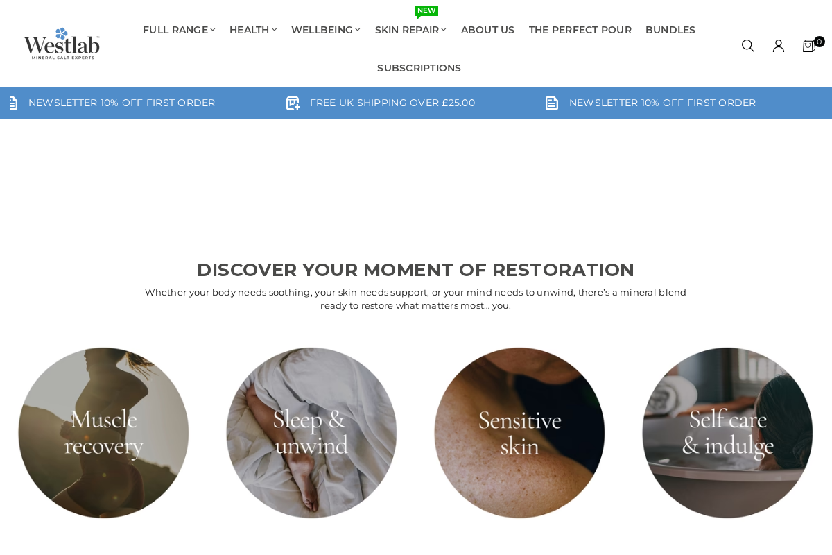 Westlab Salts homepage screenshot