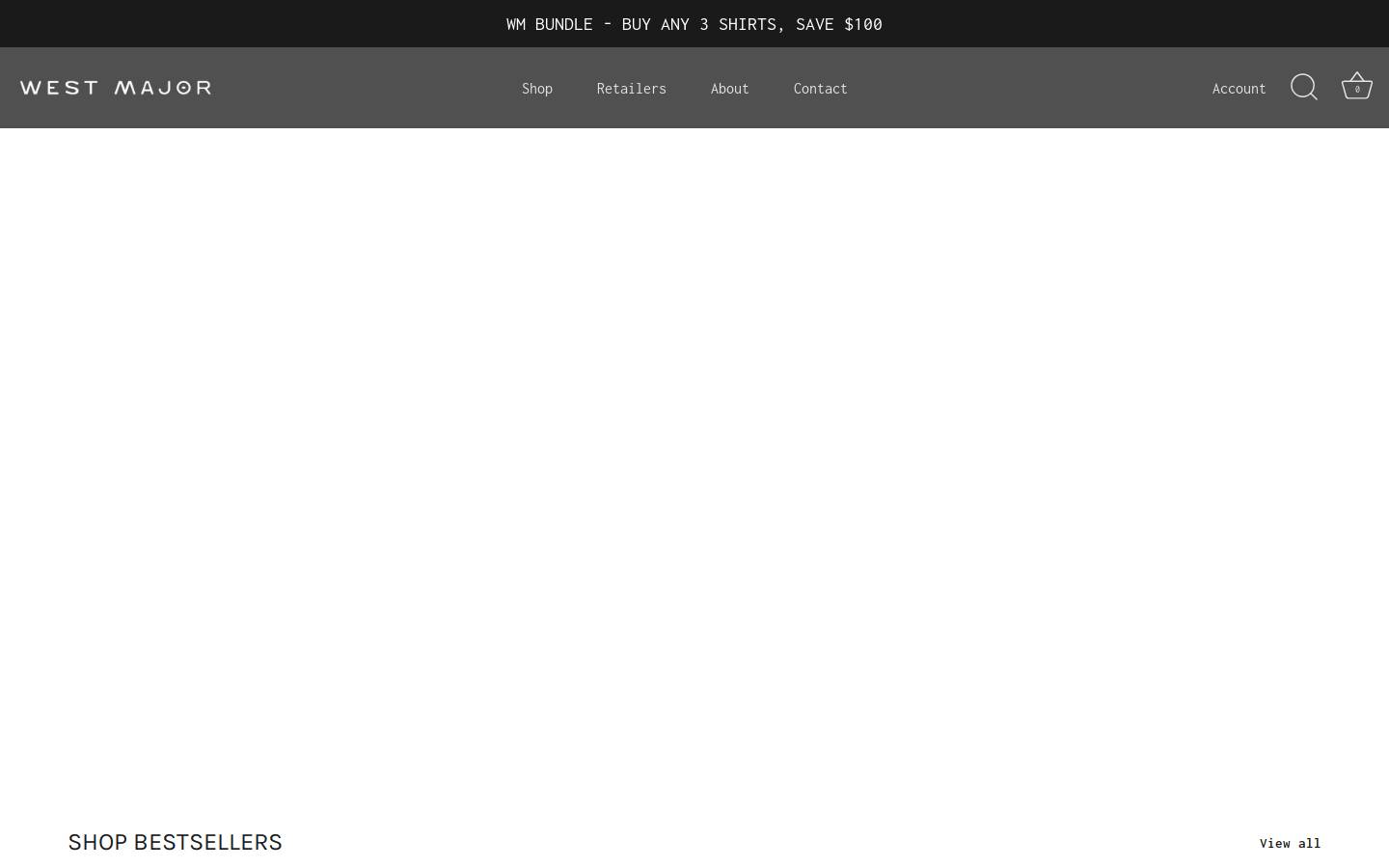 westmajor.com homepage screenshot