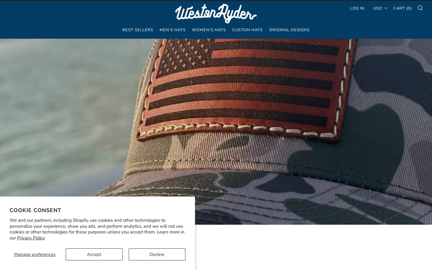 westonryder.com homepage screenshot