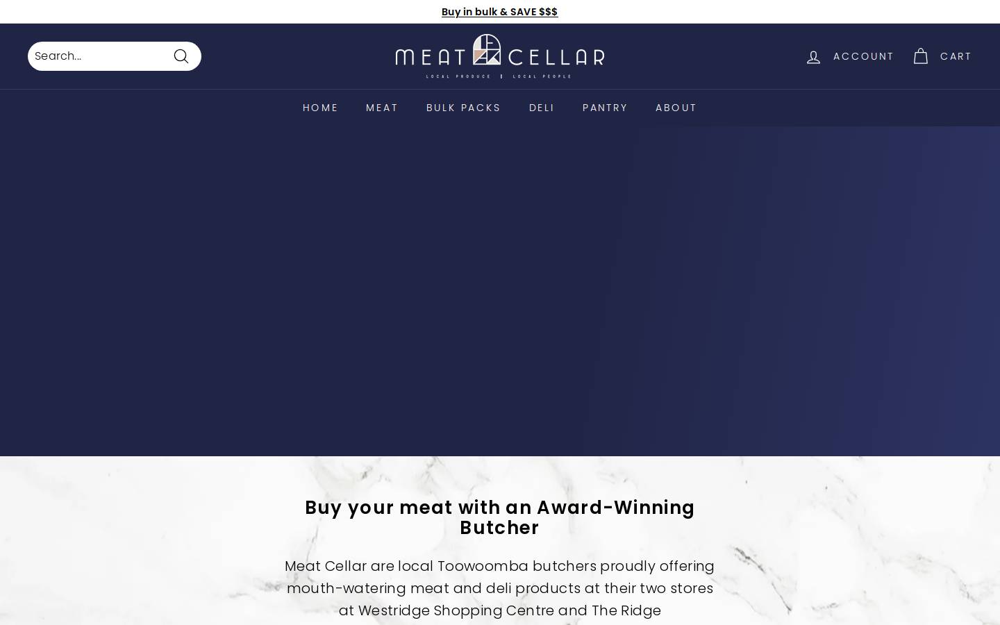 westridgemeats.com.au homepage screenshot