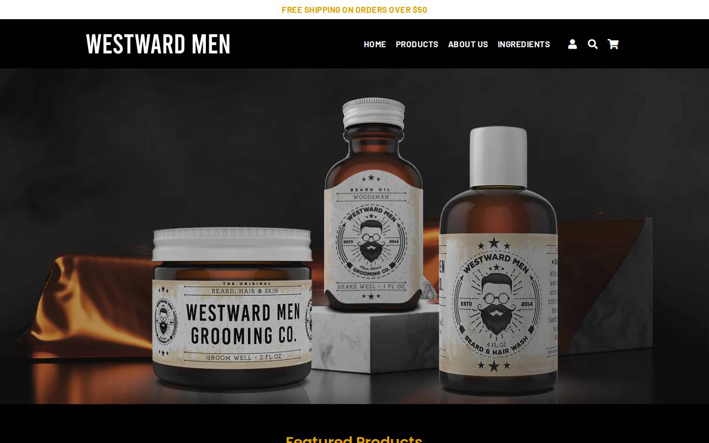 westwardmen.com homepage screenshot