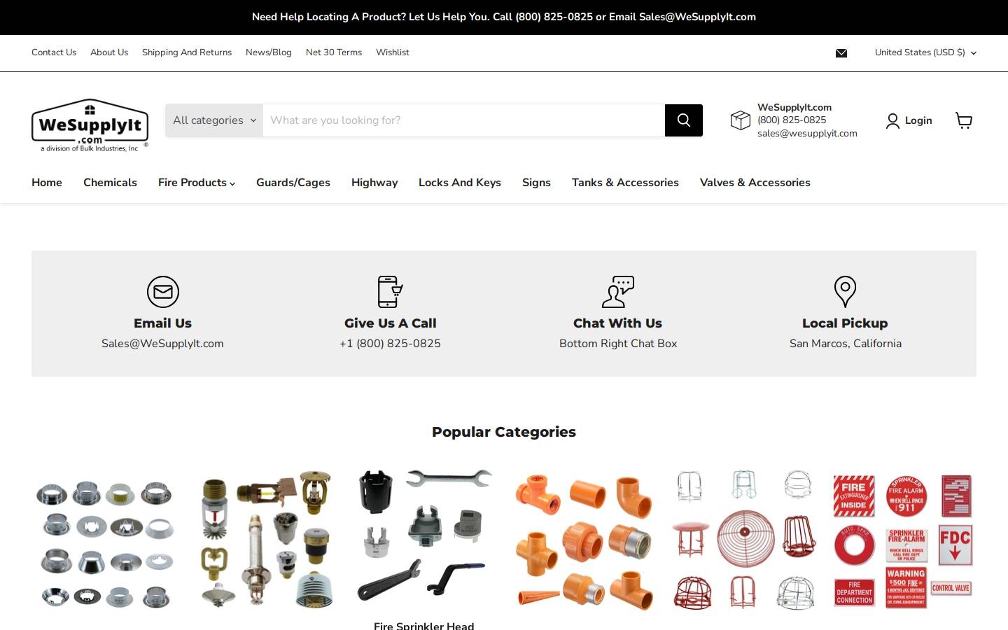 wesupplyit.com homepage screenshot
