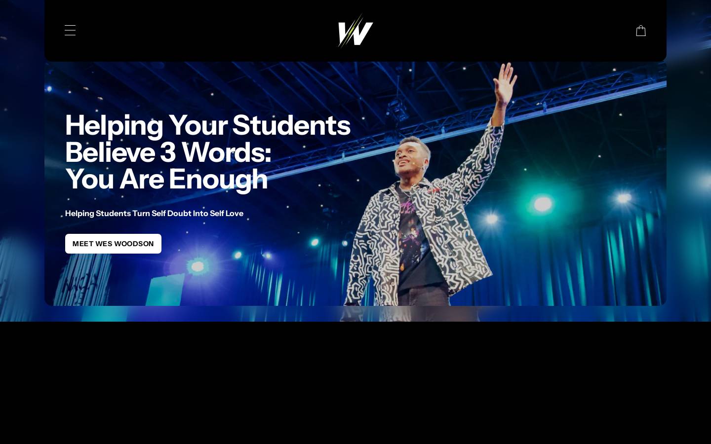 weswoodson.com homepage screenshot