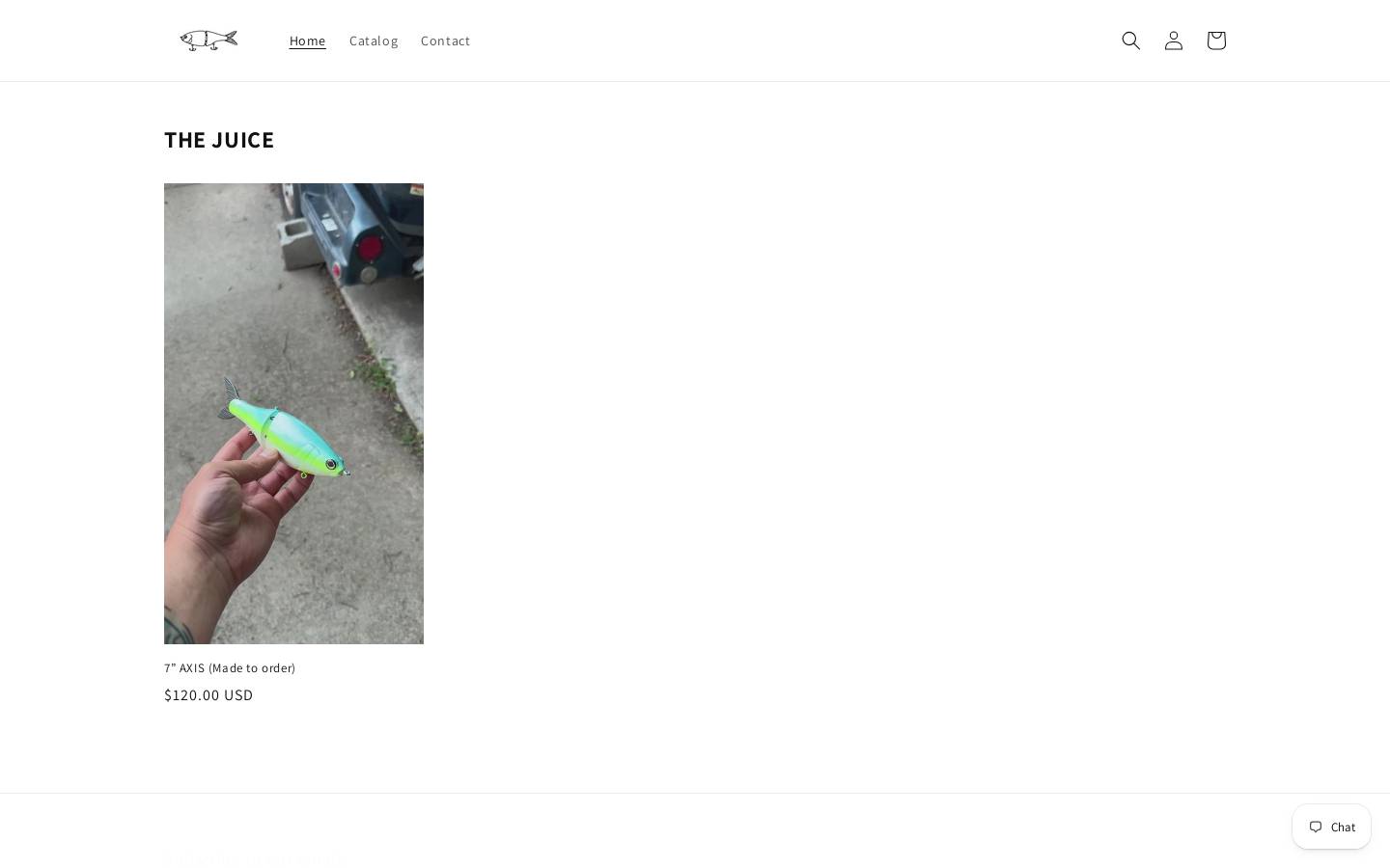 wetcoastswimbaits.com homepage screenshot