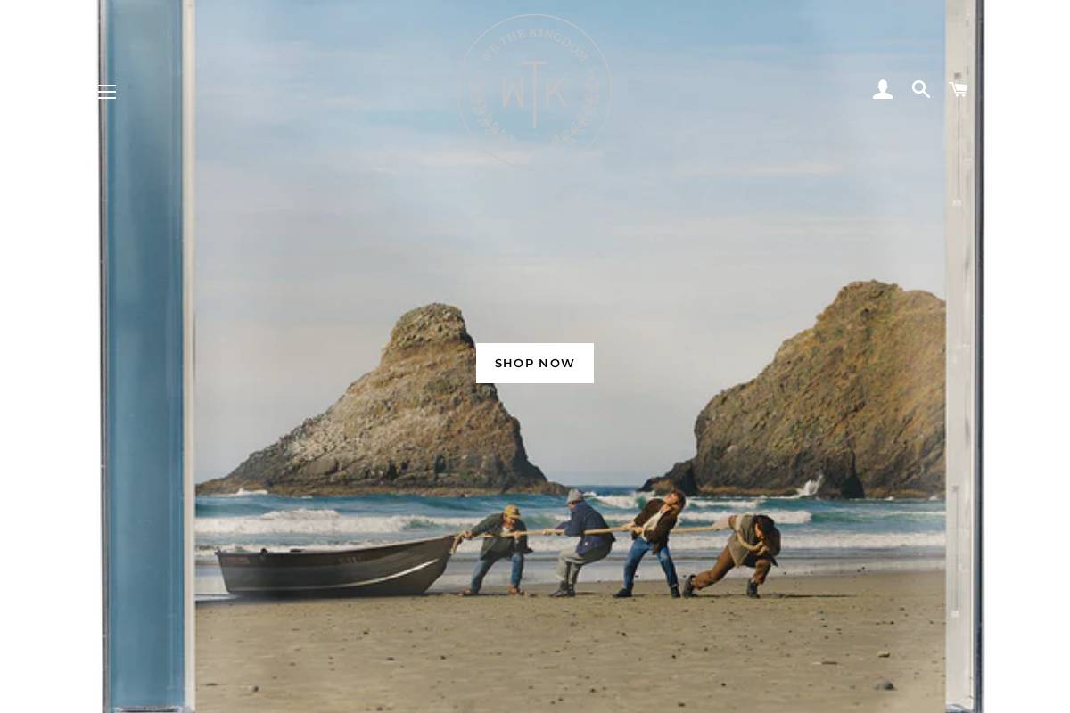 wethekingdom.shop homepage screenshot