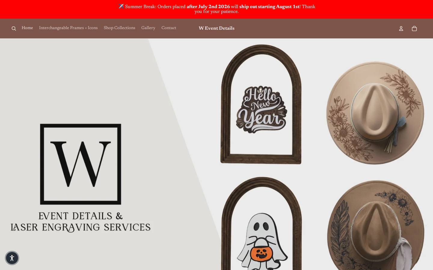 weventdetails.com homepage screenshot