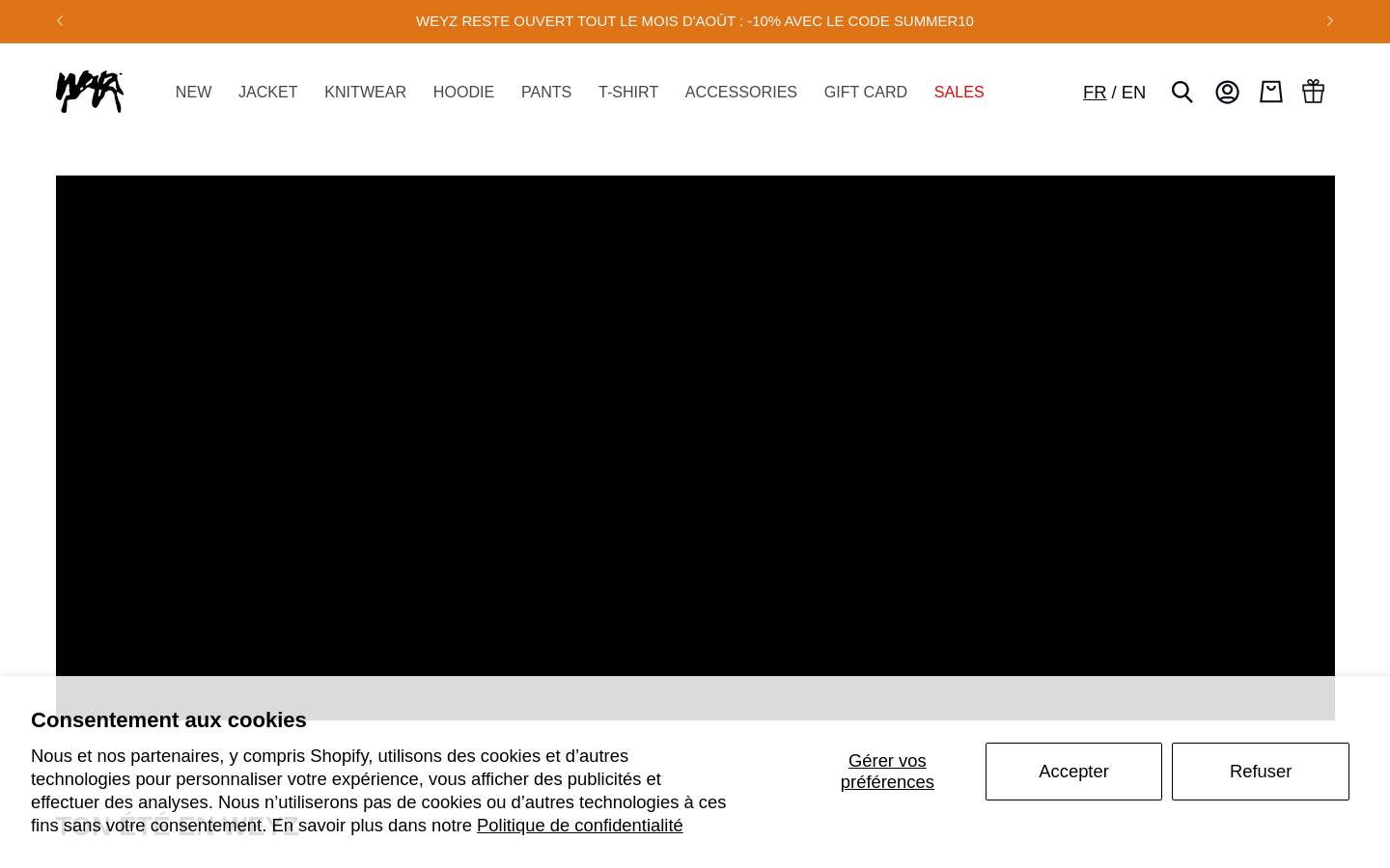 WEYZ homepage screenshot