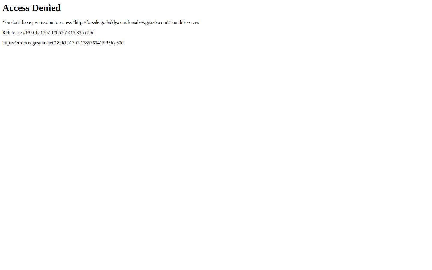 wggasia.com homepage screenshot