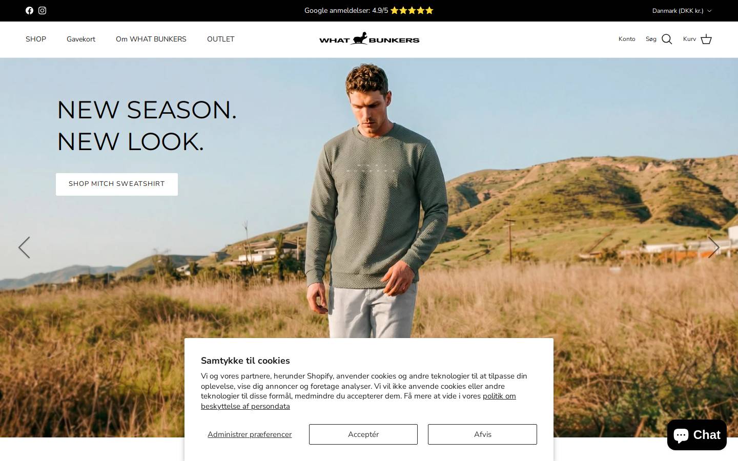 Whatbunkers homepage screenshot
