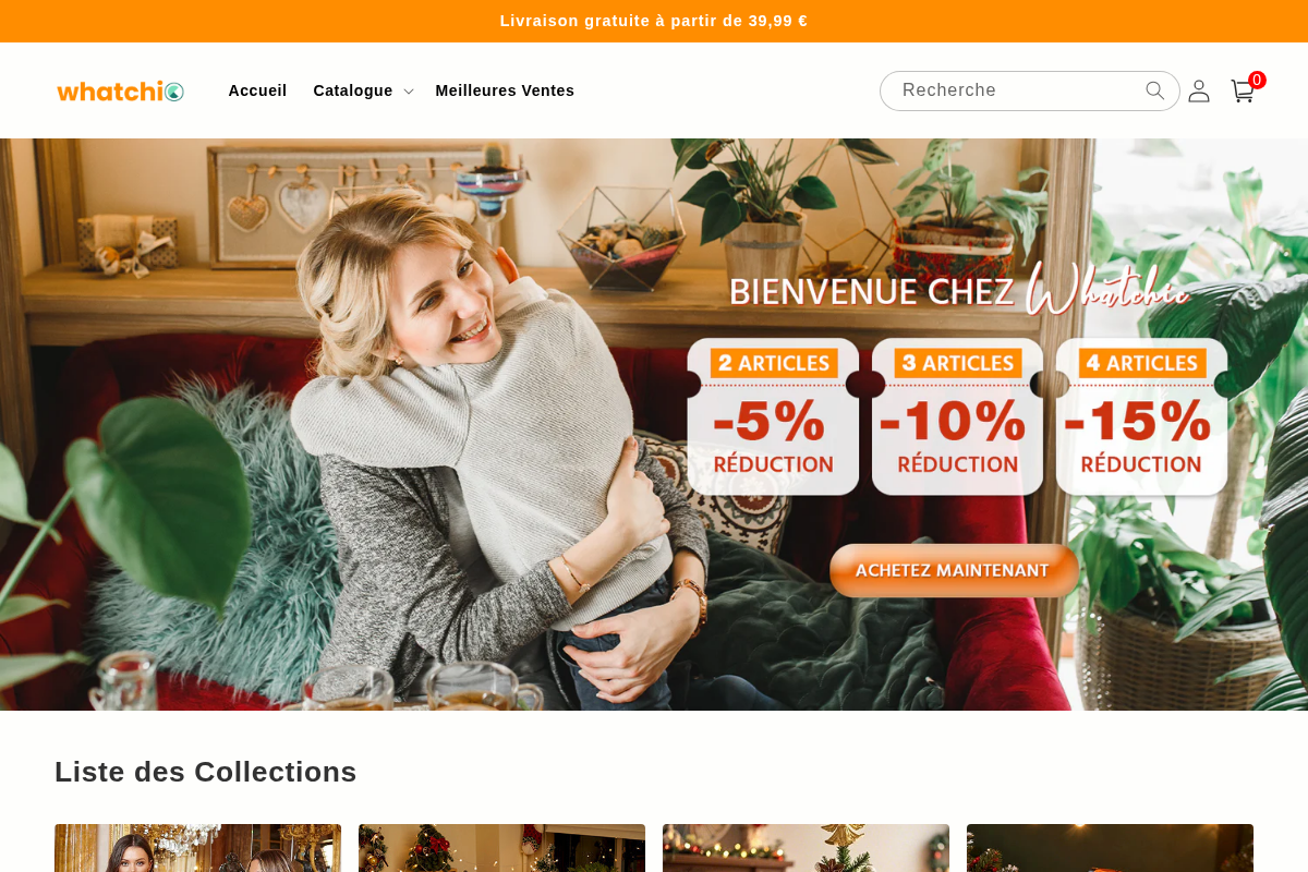 Whatchic homepage screenshot