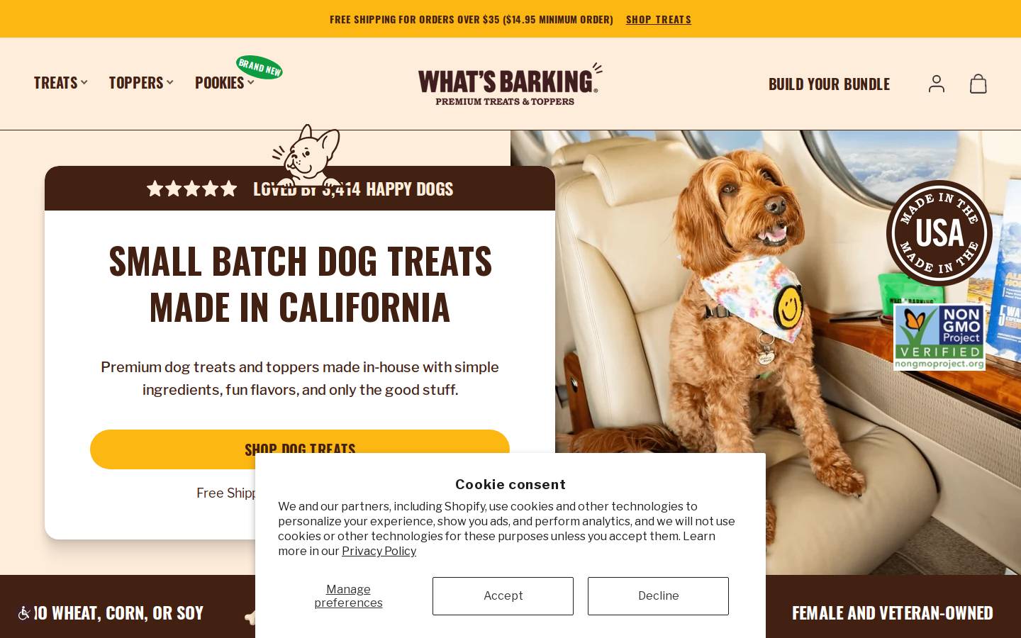 whatsbarking.com homepage screenshot