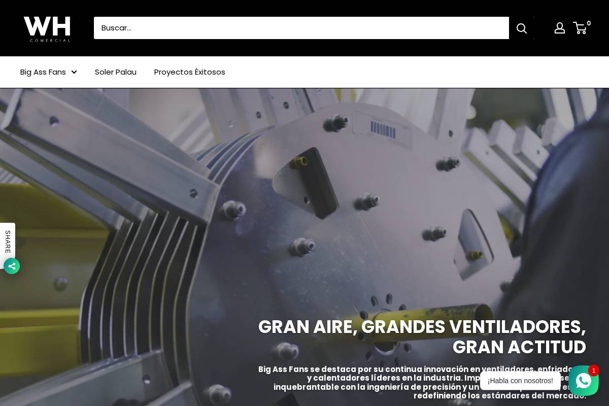 whcomercial.com homepage screenshot