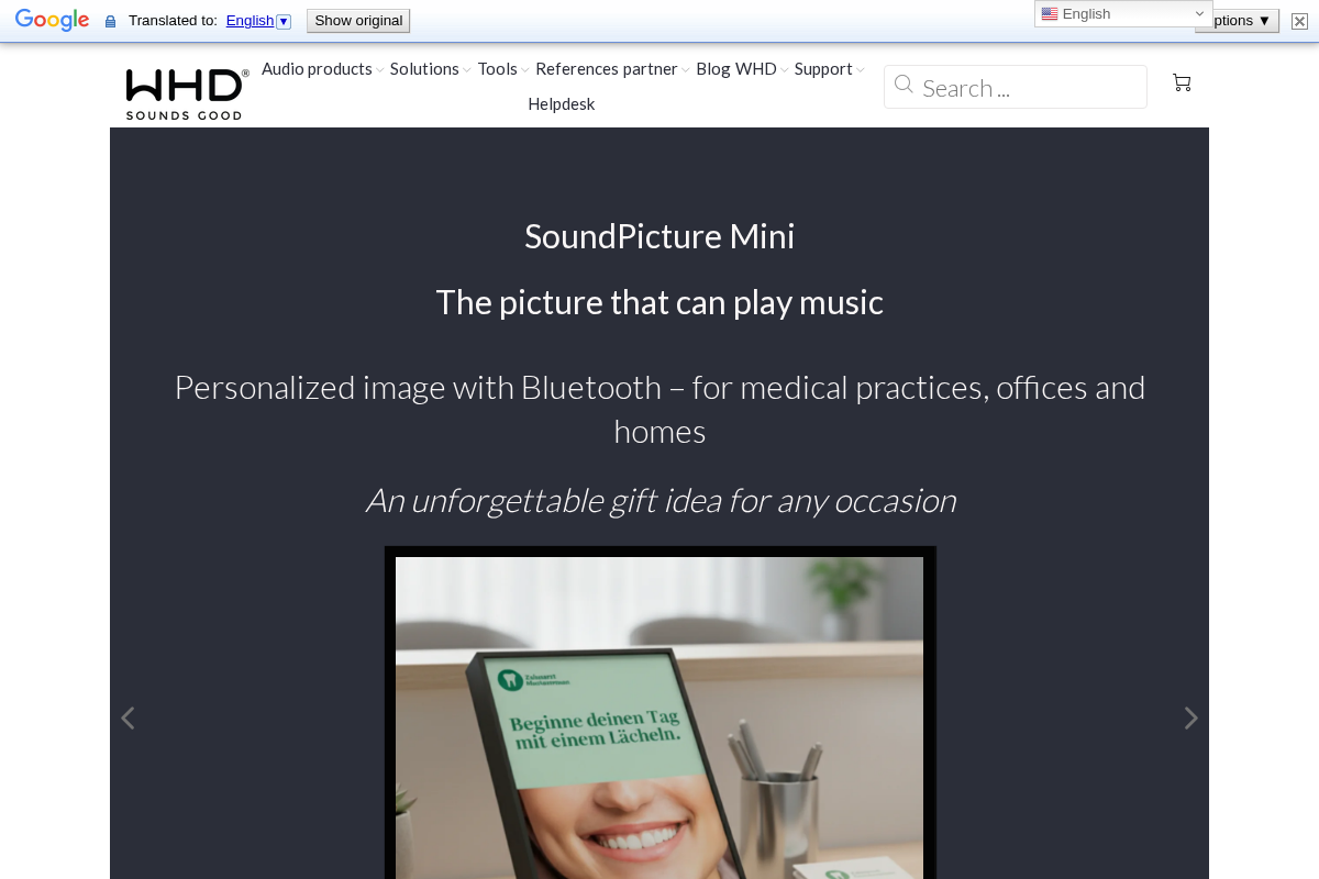 WHD.de homepage screenshot