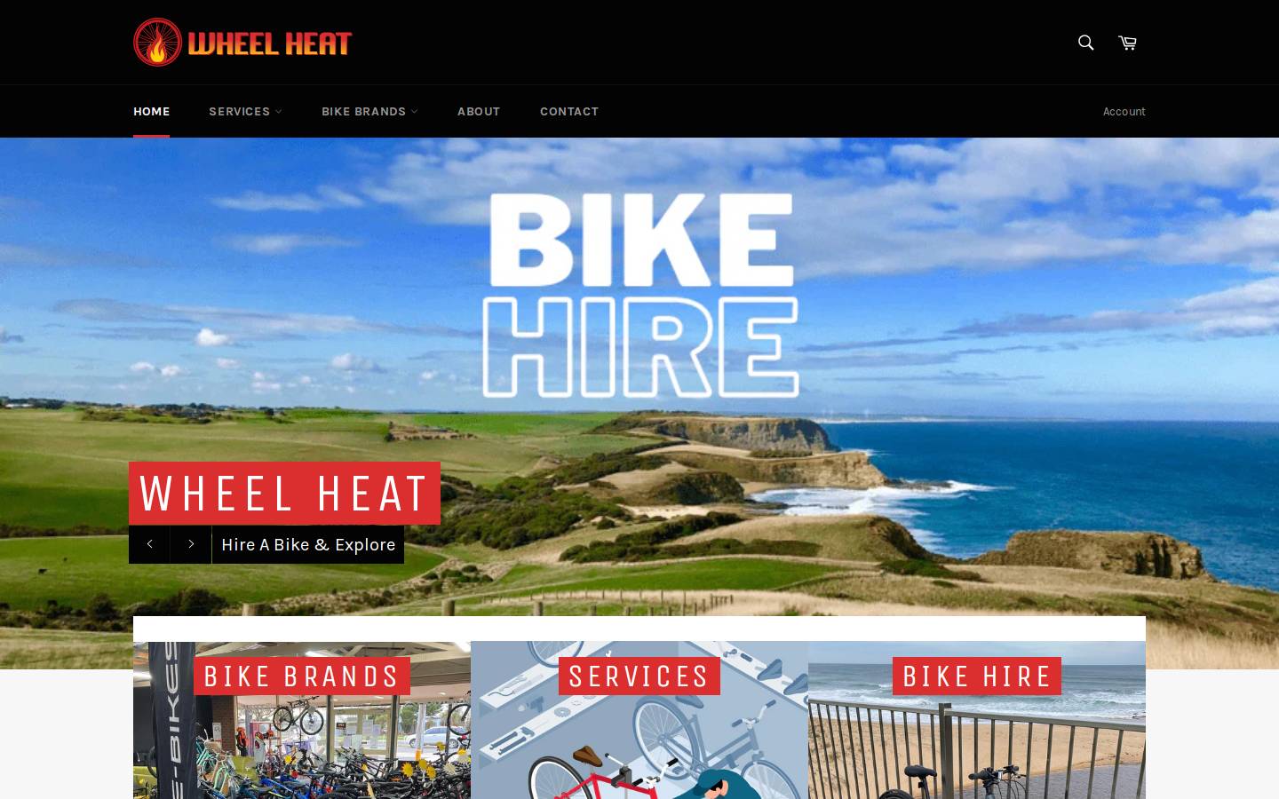 wheelheat.com.au homepage screenshot