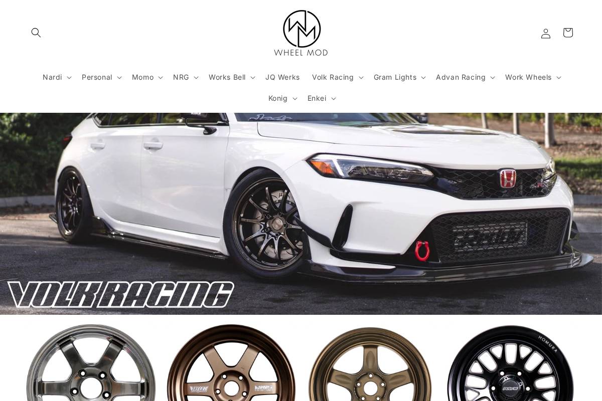 wheelmod.com homepage screenshot
