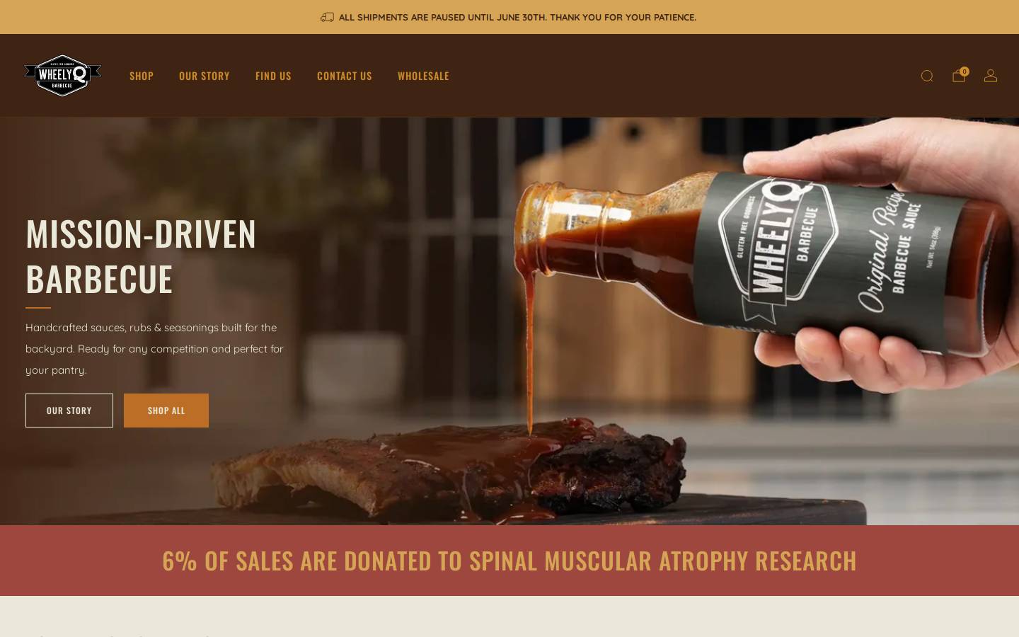 wheelyq.com homepage screenshot