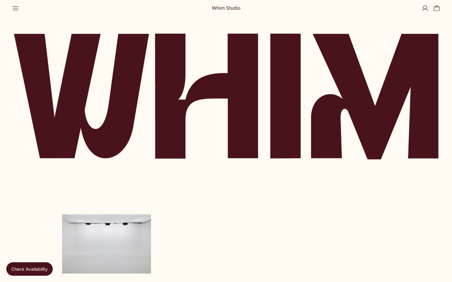 whimstudio.com.au homepage screenshot