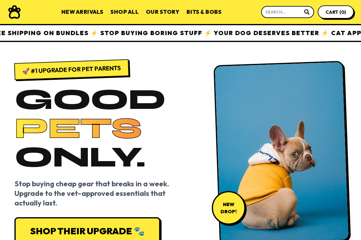 WhiskerHaus homepage screenshot