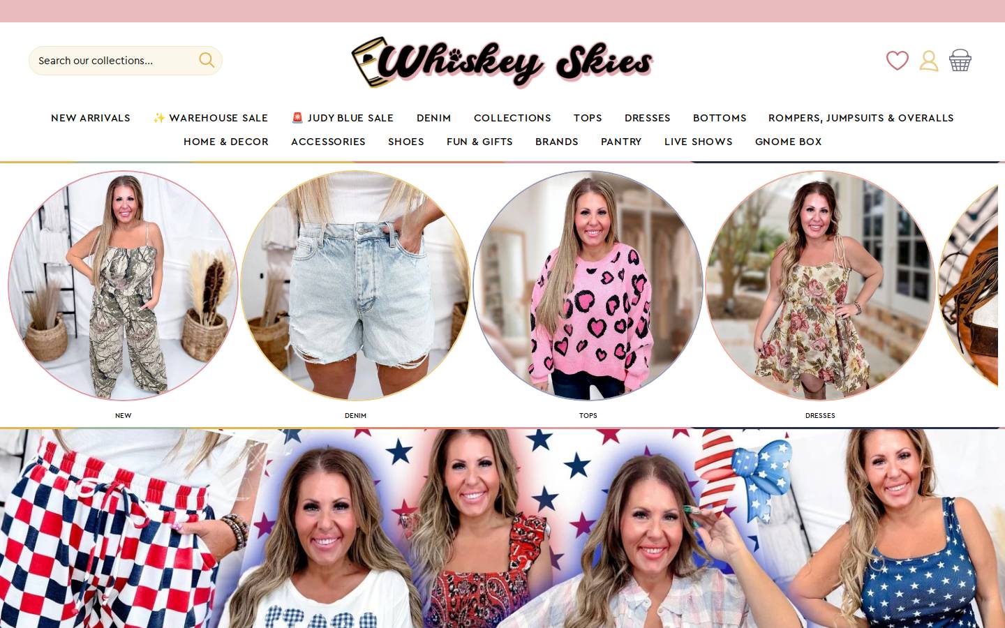 whiskeyskies.com homepage screenshot