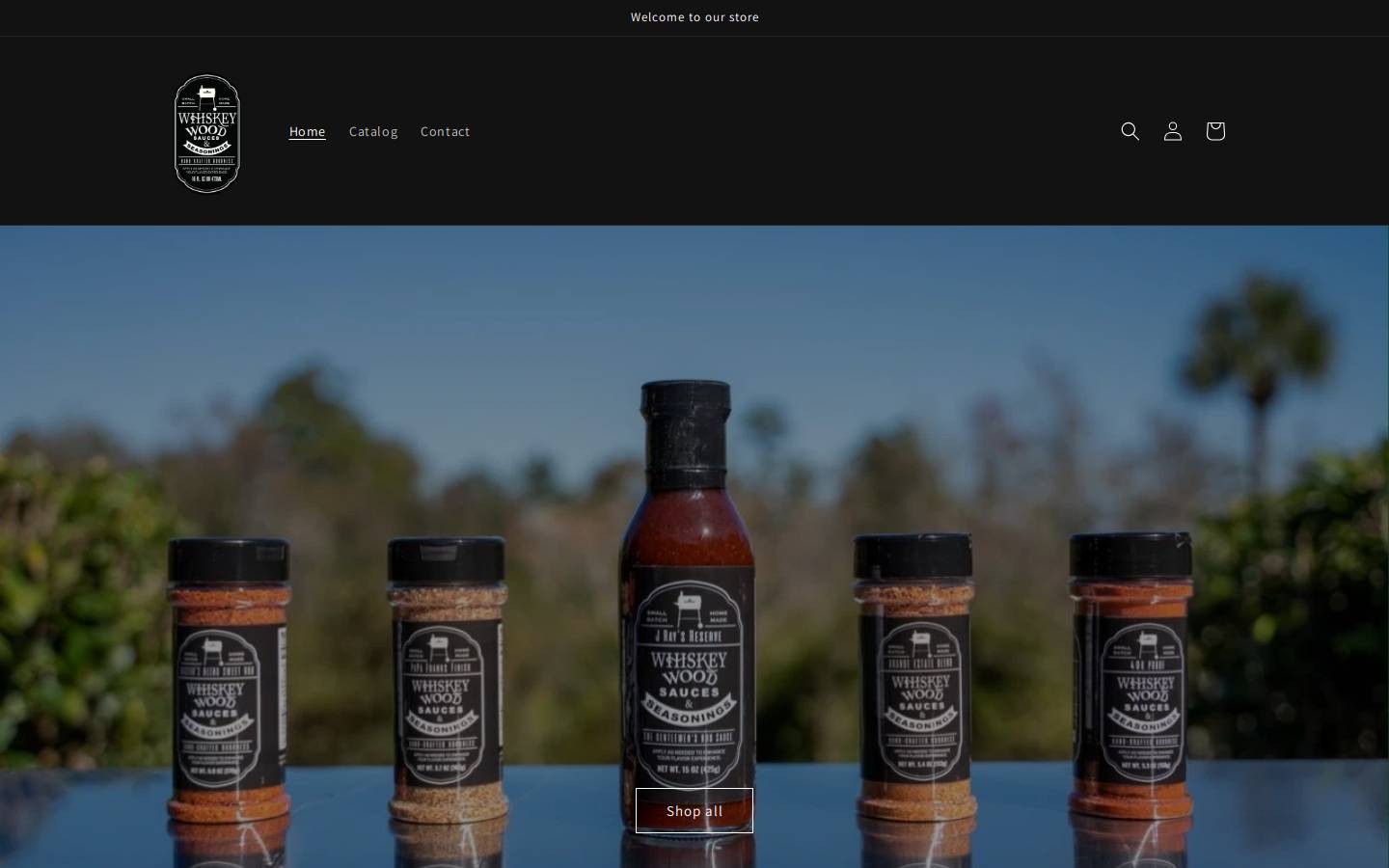 whiskeywoodinc.com homepage screenshot