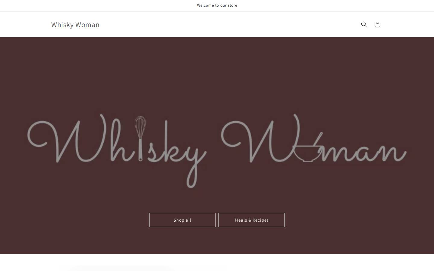 whiskywomancooks.com homepage screenshot