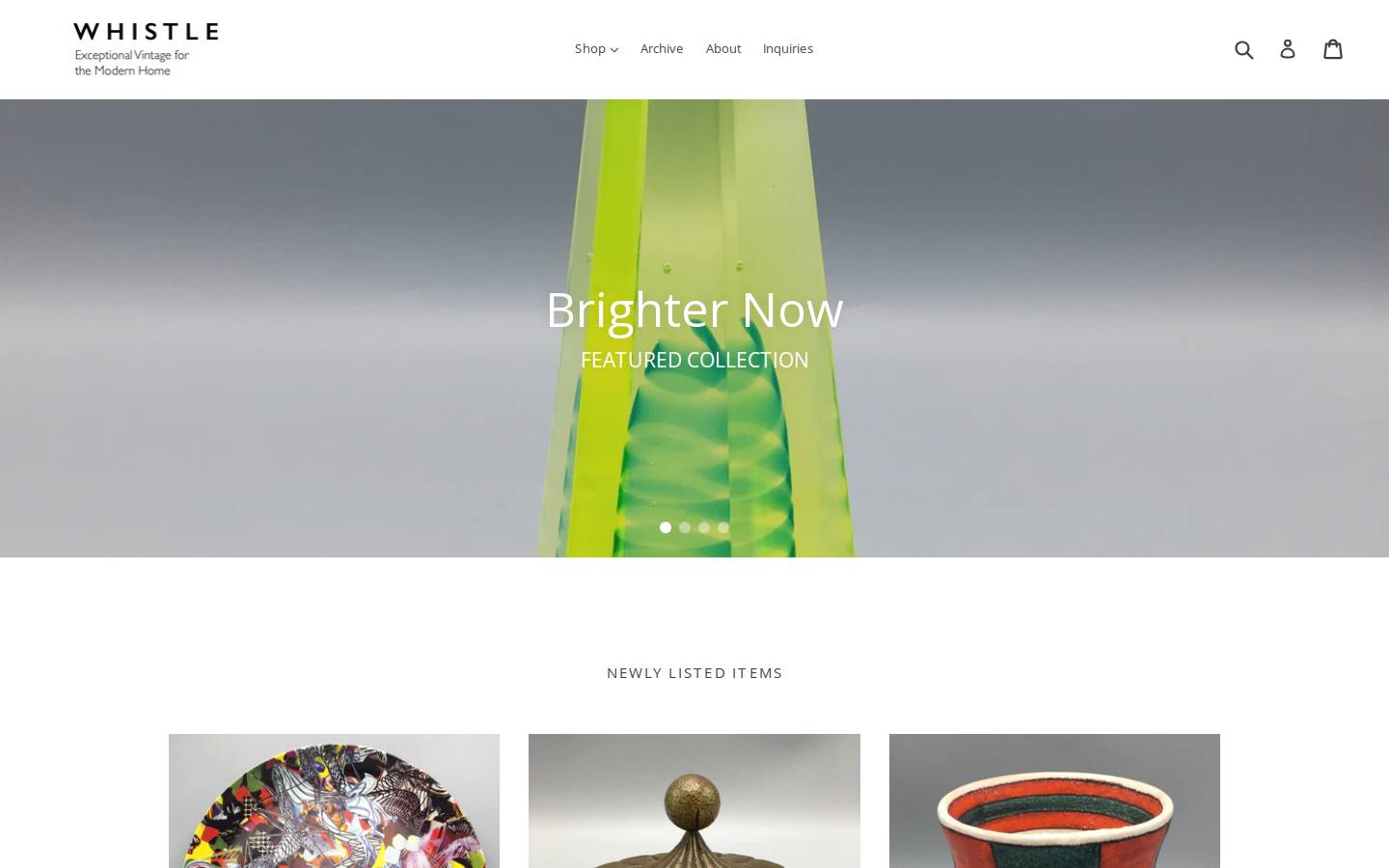 whistlenyc.com homepage screenshot