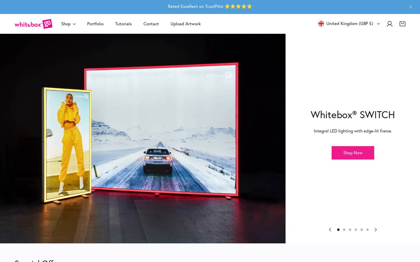 WhiteboxGo homepage screenshot