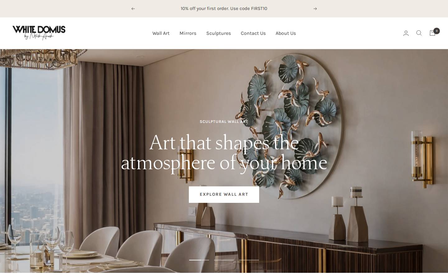 whitedomus.com homepage screenshot