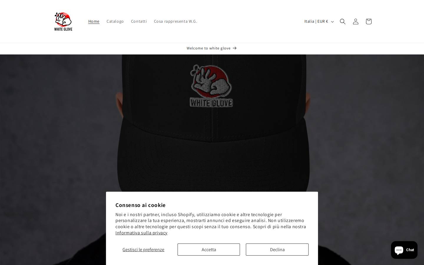 whiteglovebrand.com homepage screenshot