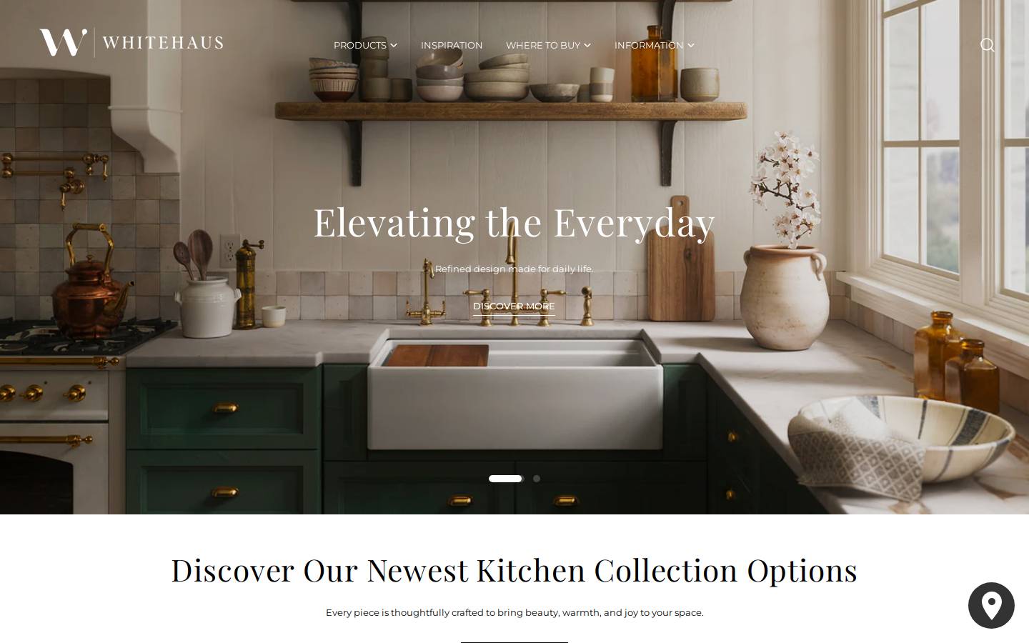 whitehauscollection.com homepage screenshot