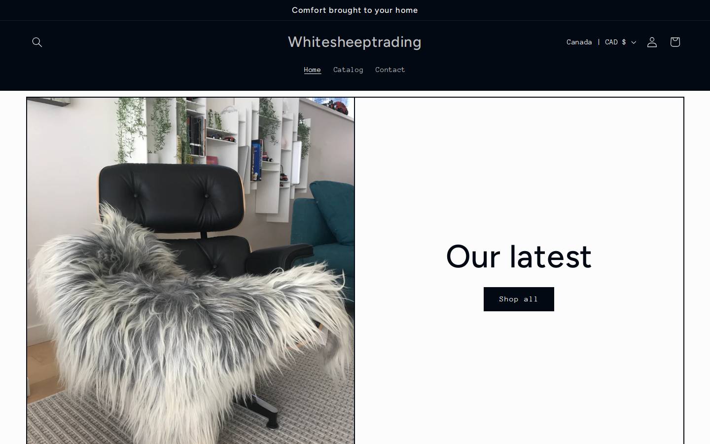 whitesheeptrading.com homepage screenshot