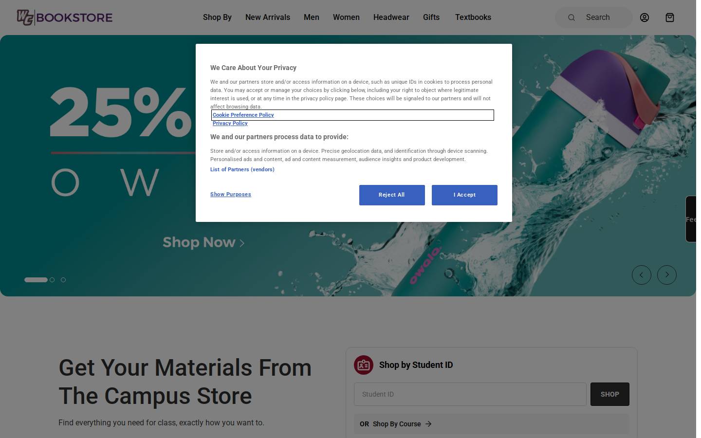 whittiershop.com homepage screenshot