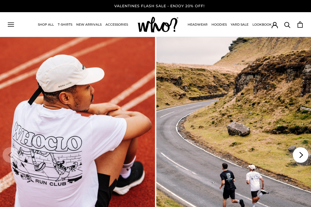 WHOCLO homepage screenshot