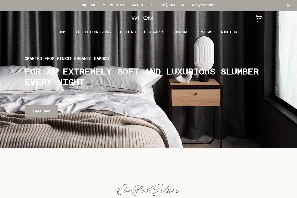 whom.com.au homepage screenshot