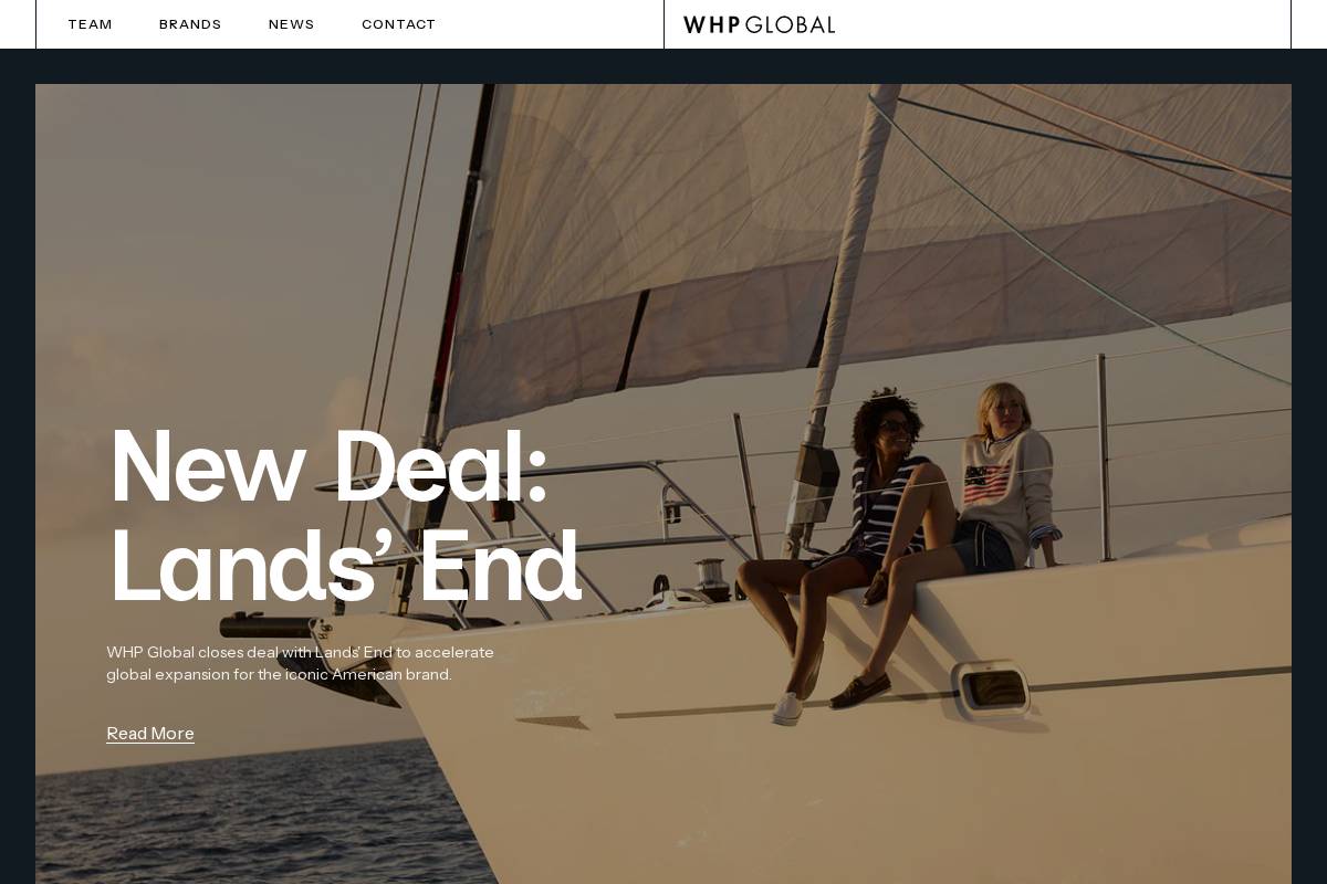 Whp Global homepage screenshot