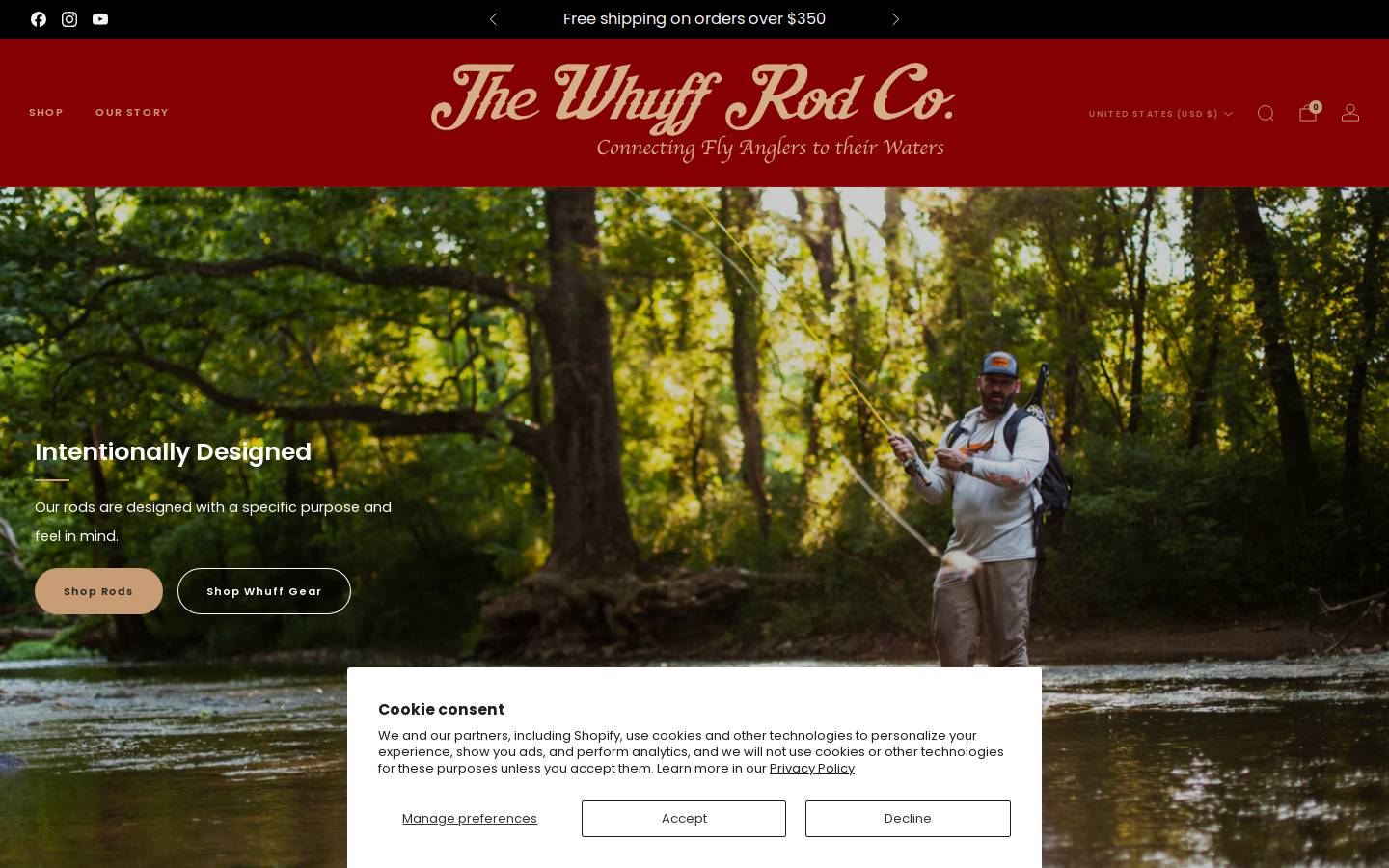 whuffrodco.com homepage screenshot