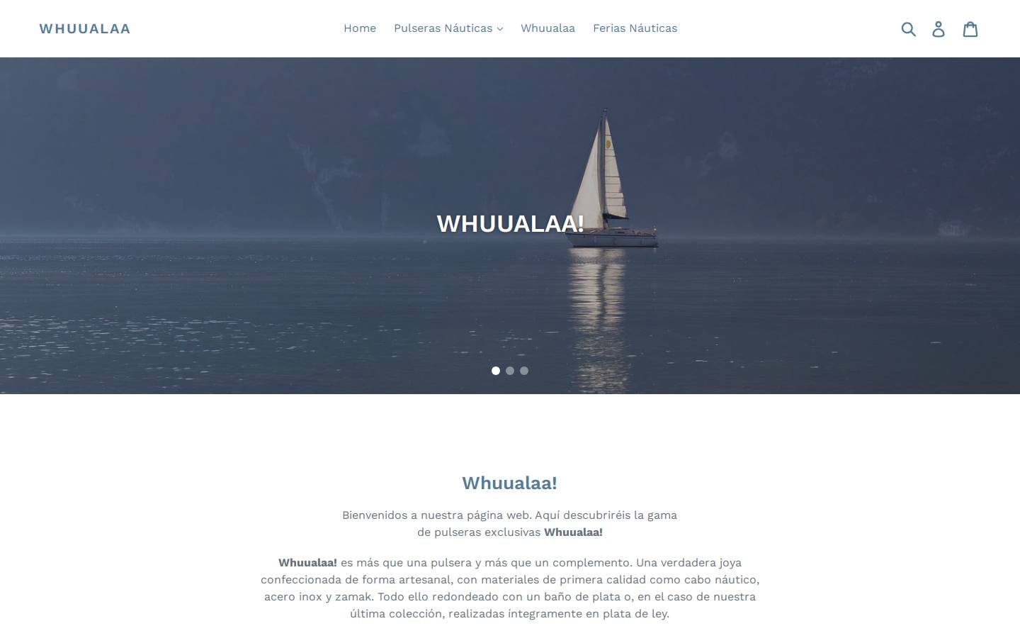 whuualaa.com homepage screenshot
