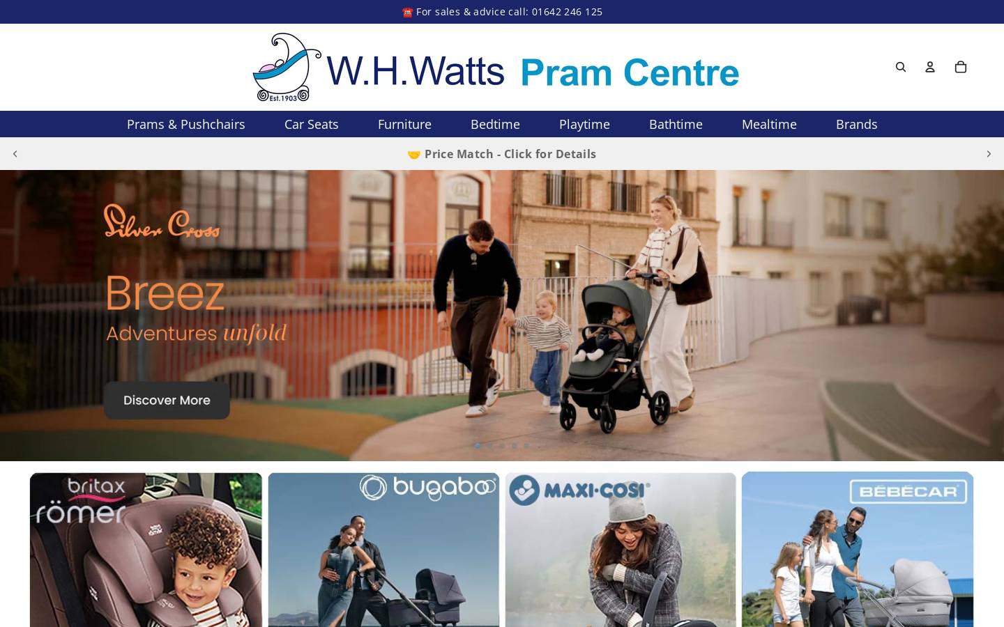 W.H.Watts & Son homepage screenshot