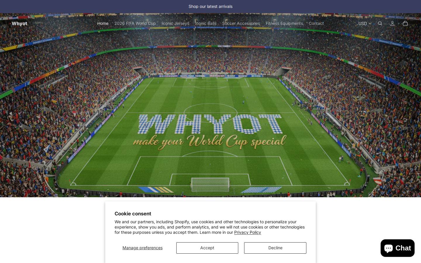 whyot.shop homepage screenshot