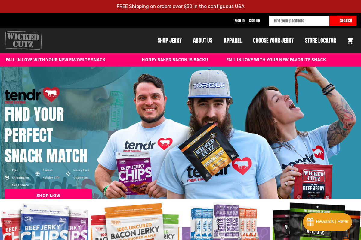 wickedcutz.co homepage screenshot