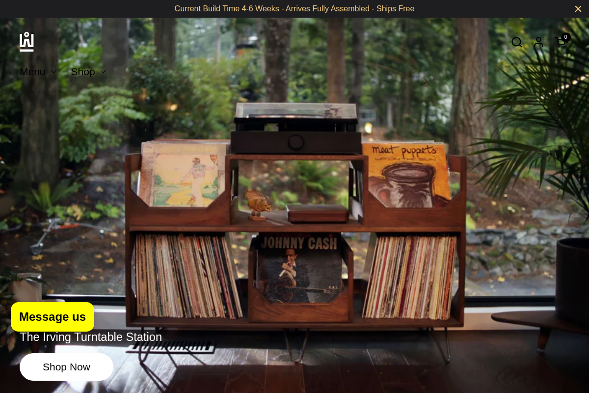 WickerWoodWorks homepage screenshot