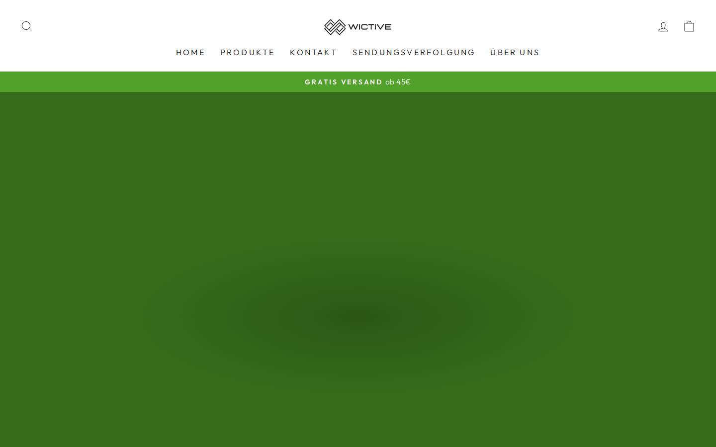 Wictive homepage screenshot