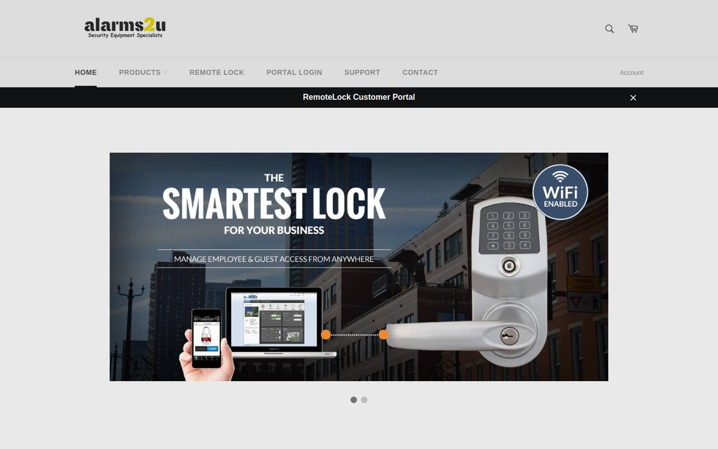 wifilock.com.au homepage screenshot