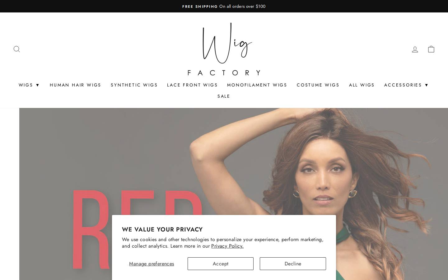 wigfactorysf.com homepage screenshot
