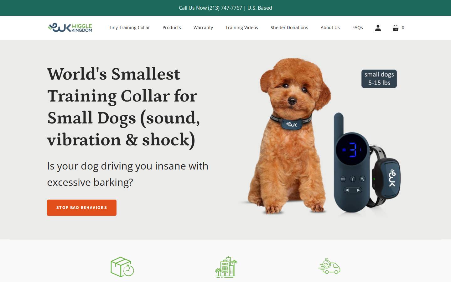 Wiggle Kingdom homepage screenshot